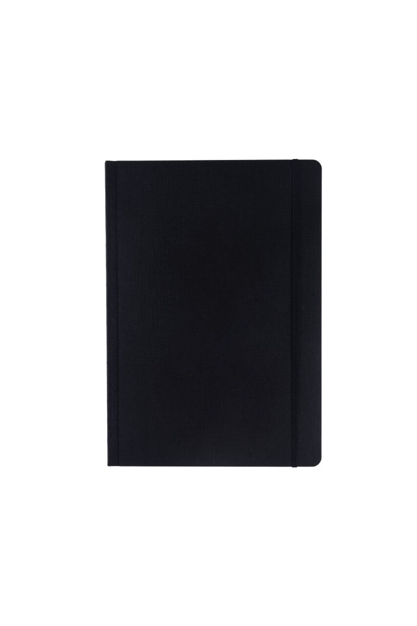 Fabriano Ecoqua Plus Sewn-Bound Notebook, 8.3" x 11.7", A4, 80 Sheets